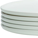 White Six Piece Round Coupe Porcelain Service For Six Dinner Plate Set - Homeroots - Flyclothing LLC