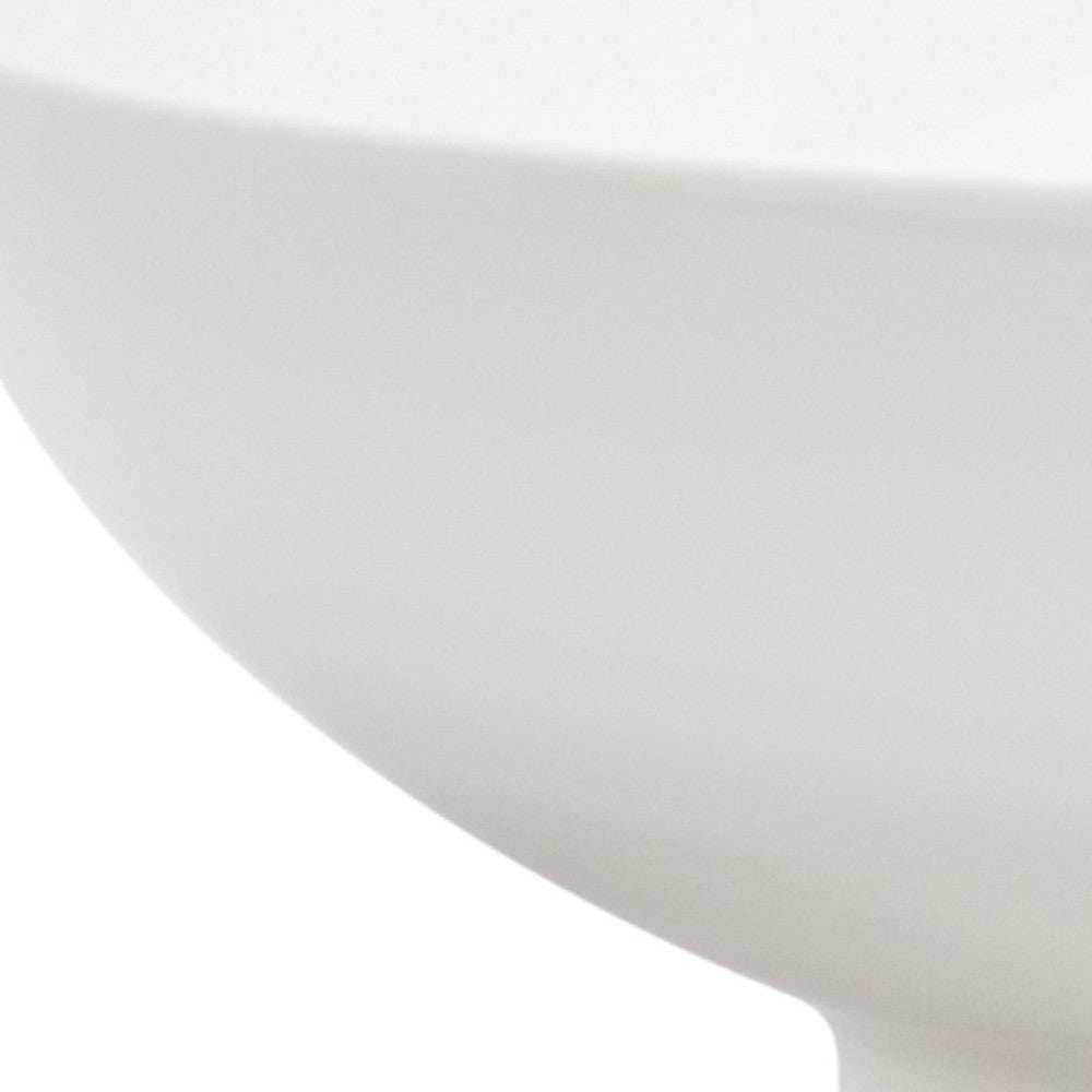 White Six Piece Porcelain Service For Six Bowl Set - Homeroots - Flyclothing LLC