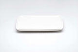 White Six Piece Rectangle Porcelain Service For Six Dinner Plate Set - Homeroots - Flyclothing LLC