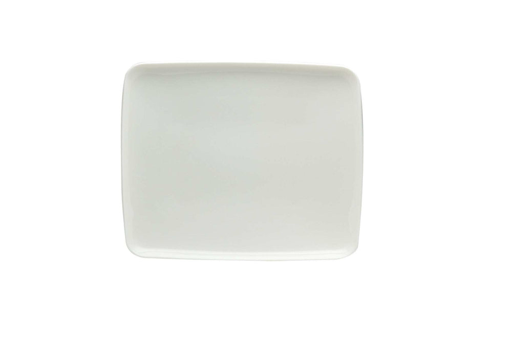 White Six Piece Rectangle Porcelain Service For Six Dinner Plate Set - Homeroots - Flyclothing LLC