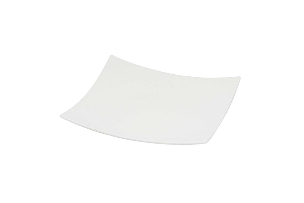 White Six Piece Square Bone China Service For Six Salad Plate Set - Homeroots - Flyclothing LLC