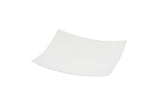 White Six Piece Square Bone China Service For Six Salad Plate Set - Homeroots - Flyclothing LLC