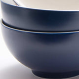 Blue and White Four Piece Porcelain Service For Four Bowl Set - Homeroots - Flyclothing LLC