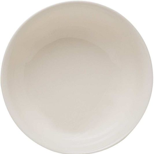 White Four Piece Round Scallop Stoneware Service For Four Bowl Set - Homeroots - Flyclothing LLC