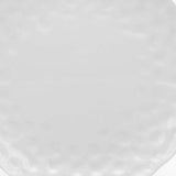 White Six Piece Round Pebbled Porcelain Service For Six Salad Plate Set - Homeroots - Flyclothing LLC
