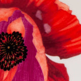 Red and White Six Piece Square Floral Bone China Service For Six Dinner Plate Set - Homeroots - Flyclothing LLC