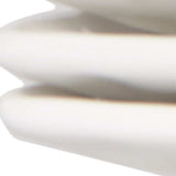 White Six Piece Rectangle Pebbled Porcelain Service For Six Dinner Plate Set - Homeroots - Flyclothing LLC