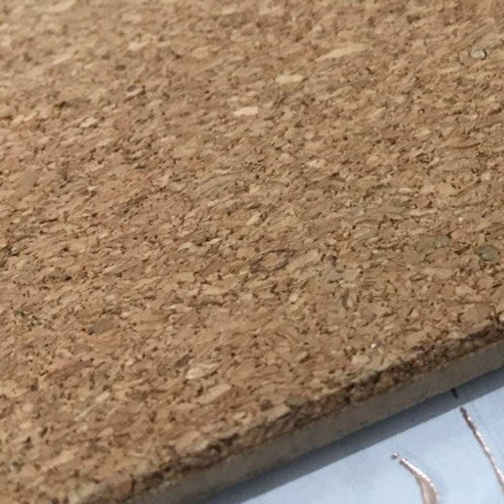 Set of Two Gold Swirl Cork Rectangular Indoor Outdoor Placemats - Homeroots - Flyclothing LLC