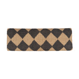 47" Tan And Black Black Leg Checkered Upholstered Bench - Homeroots - Flyclothing LLC