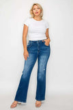 bytos Full Size High Rise Bootcut Jeans with Pockets - Trendsi - Flyclothing LLC