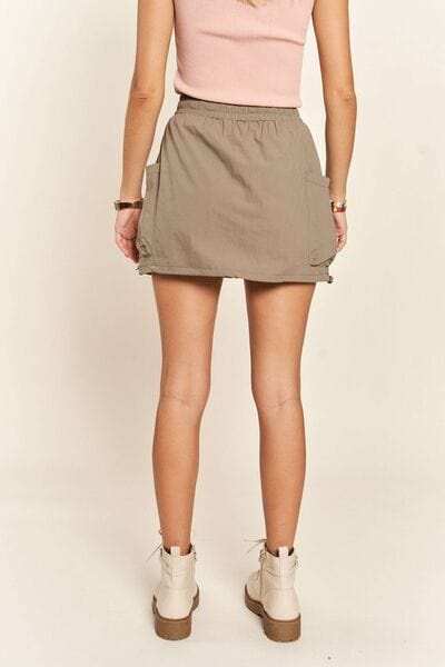 ADORA Drawstring Skort with Pockets - Trendsi - Flyclothing LLC