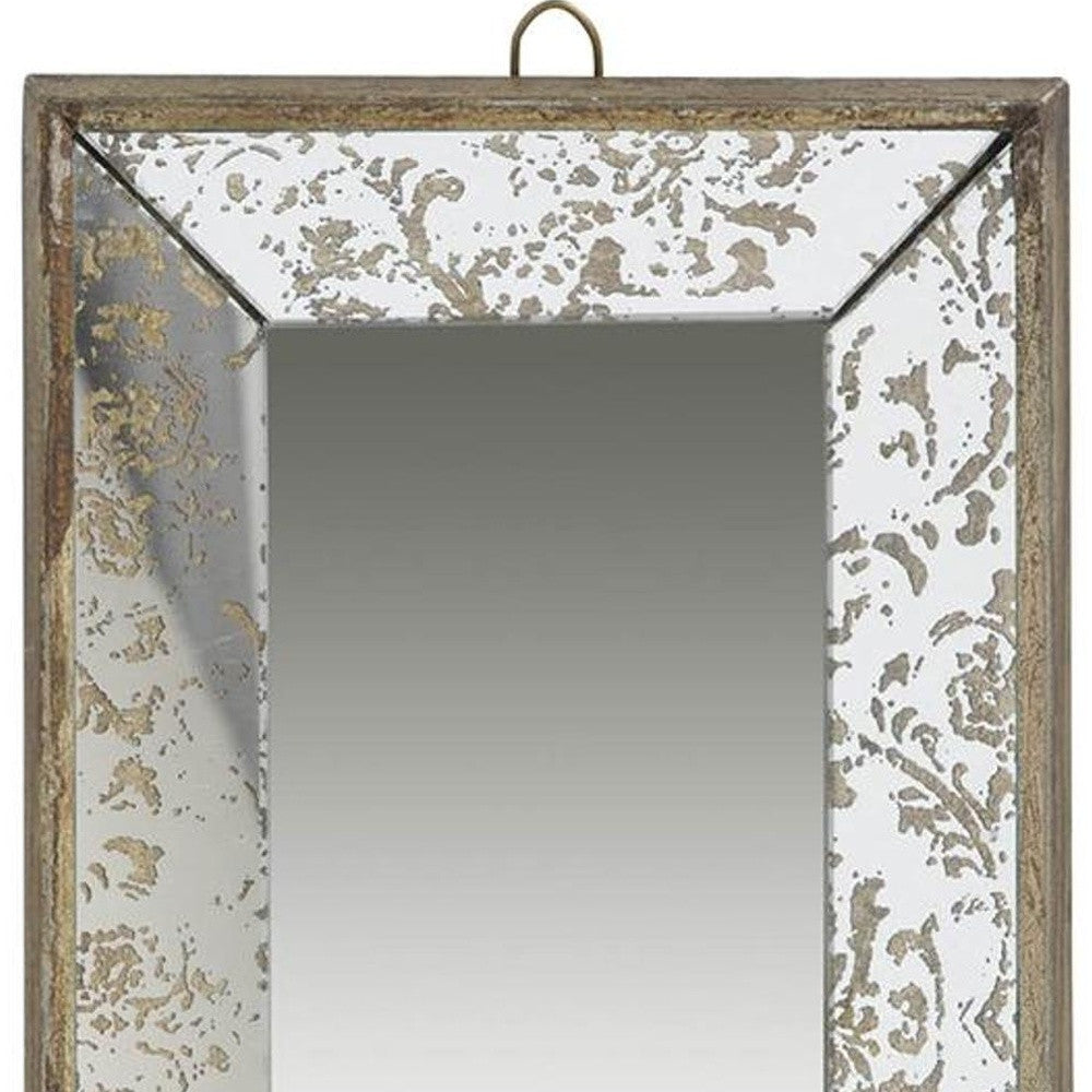 12" Silver Metal Framed Accent Mirror - Homeroots - Flyclothing LLC