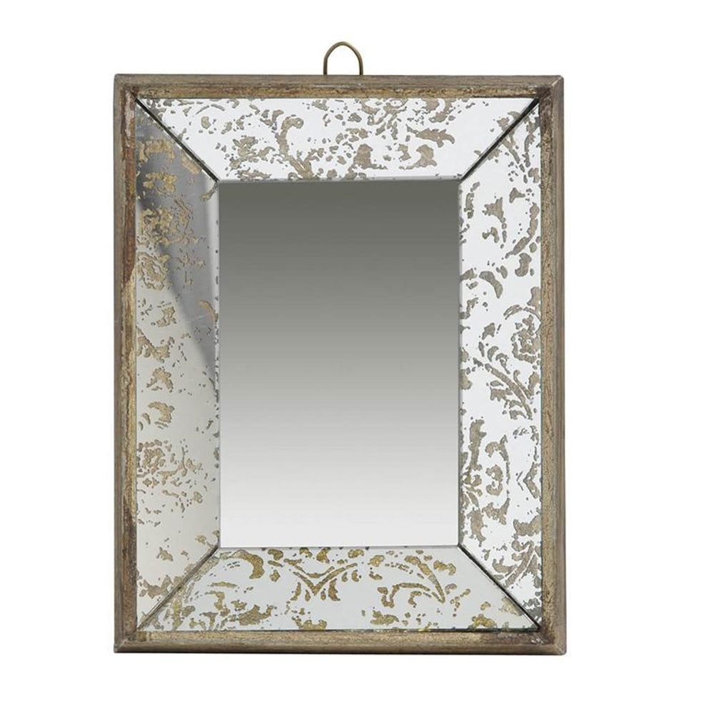 12" Silver Metal Framed Accent Mirror - Homeroots - Flyclothing LLC