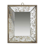 12" Silver Metal Framed Accent Mirror - Homeroots - Flyclothing LLC