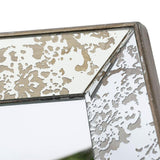 12" Silver Metal Framed Accent Mirror - Homeroots - Flyclothing LLC