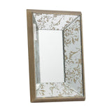 12" Silver Metal Framed Accent Mirror - Homeroots - Flyclothing LLC