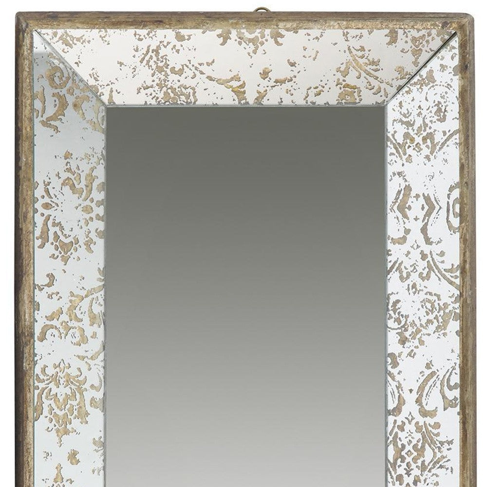 20" Silver Glass Framed Accent Mirror - Homeroots - Flyclothing LLC