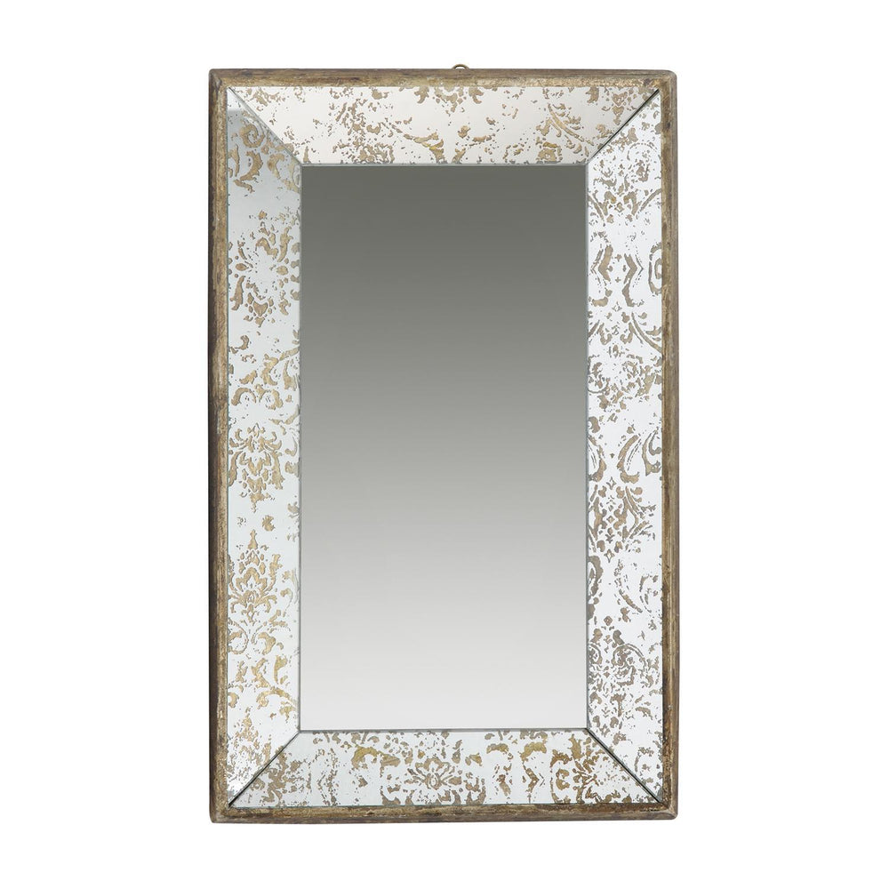 20" Silver Glass Framed Accent Mirror - Homeroots - Flyclothing LLC