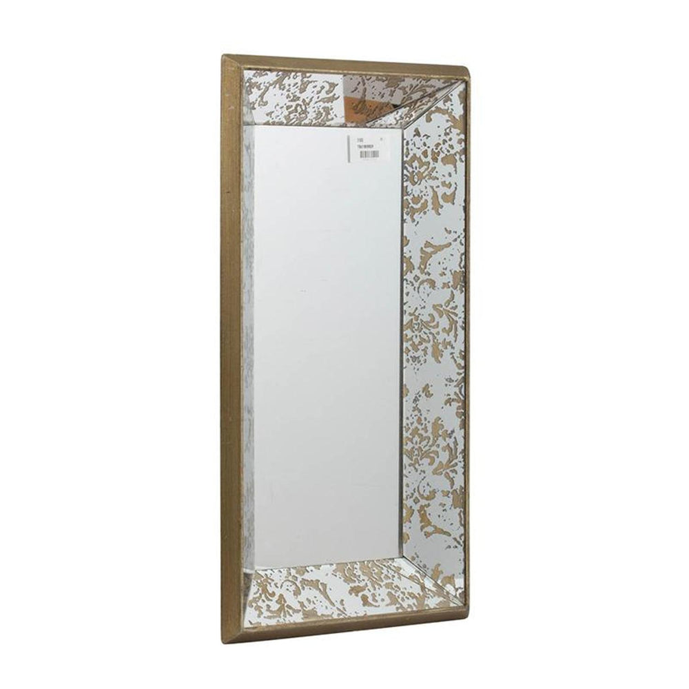 20" Silver Glass Framed Accent Mirror - Homeroots - Flyclothing LLC