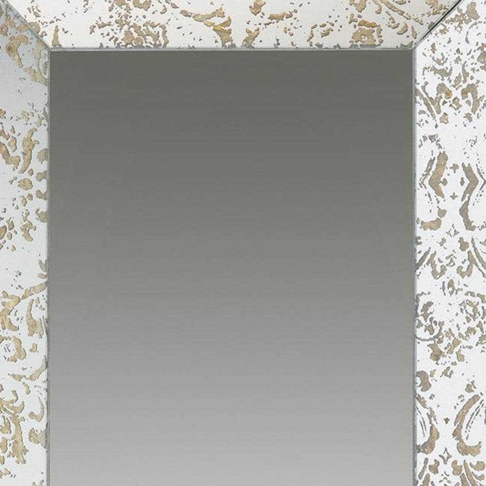 20" Silver Glass Framed Accent Mirror - Homeroots - Flyclothing LLC
