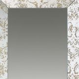 20" Silver Glass Framed Accent Mirror - Homeroots - Flyclothing LLC