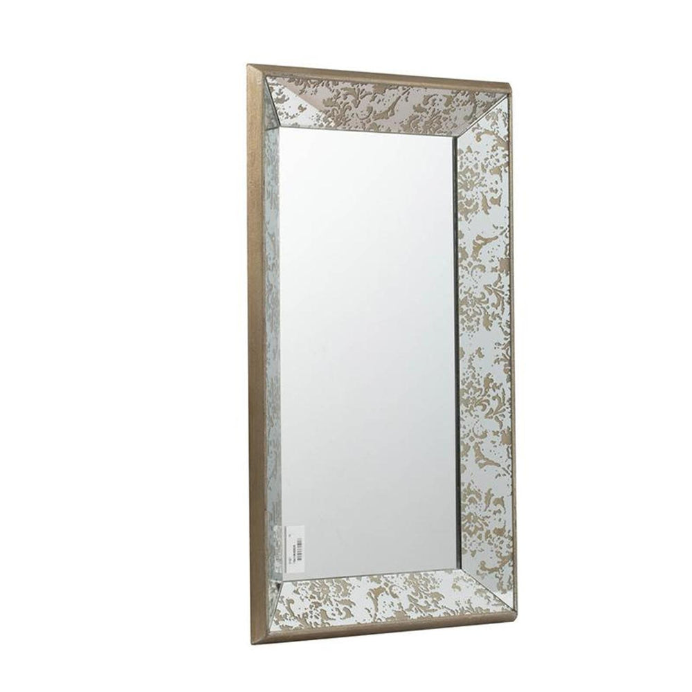 24" Silver Glass Framed Accent Mirror - Homeroots - Flyclothing LLC