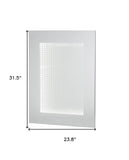 32" Silver Lighted Frame Accent Mirror - Homeroots - Flyclothing LLC