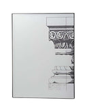 Set of Six Decorative Antiqued Glass Black Metal Framed Mirror Set - Homeroots - Flyclothing LLC