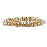 27" Gold Sunburst Iron Framed Accent Mirror - Homeroots - Flyclothing LLC