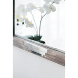28" Gray Framed Accent Mirror - Homeroots - Flyclothing LLC