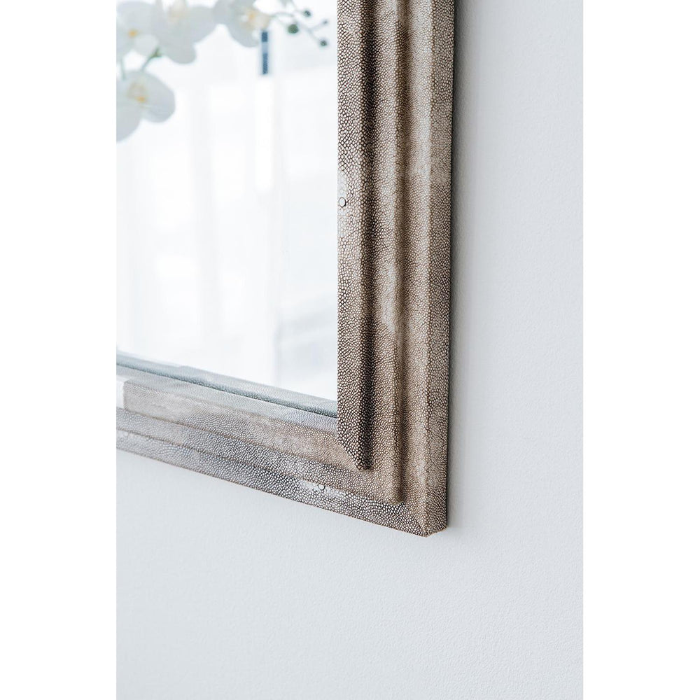 28" Gray Framed Accent Mirror - Homeroots - Flyclothing LLC