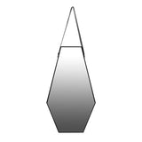 32" Black Hexagon Framed Accent Mirror - Homeroots - Flyclothing LLC