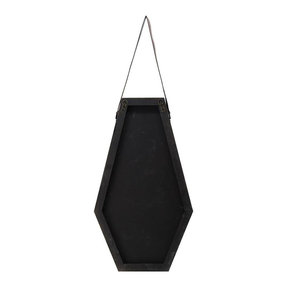 32" Black Hexagon Framed Accent Mirror - Homeroots - Flyclothing LLC