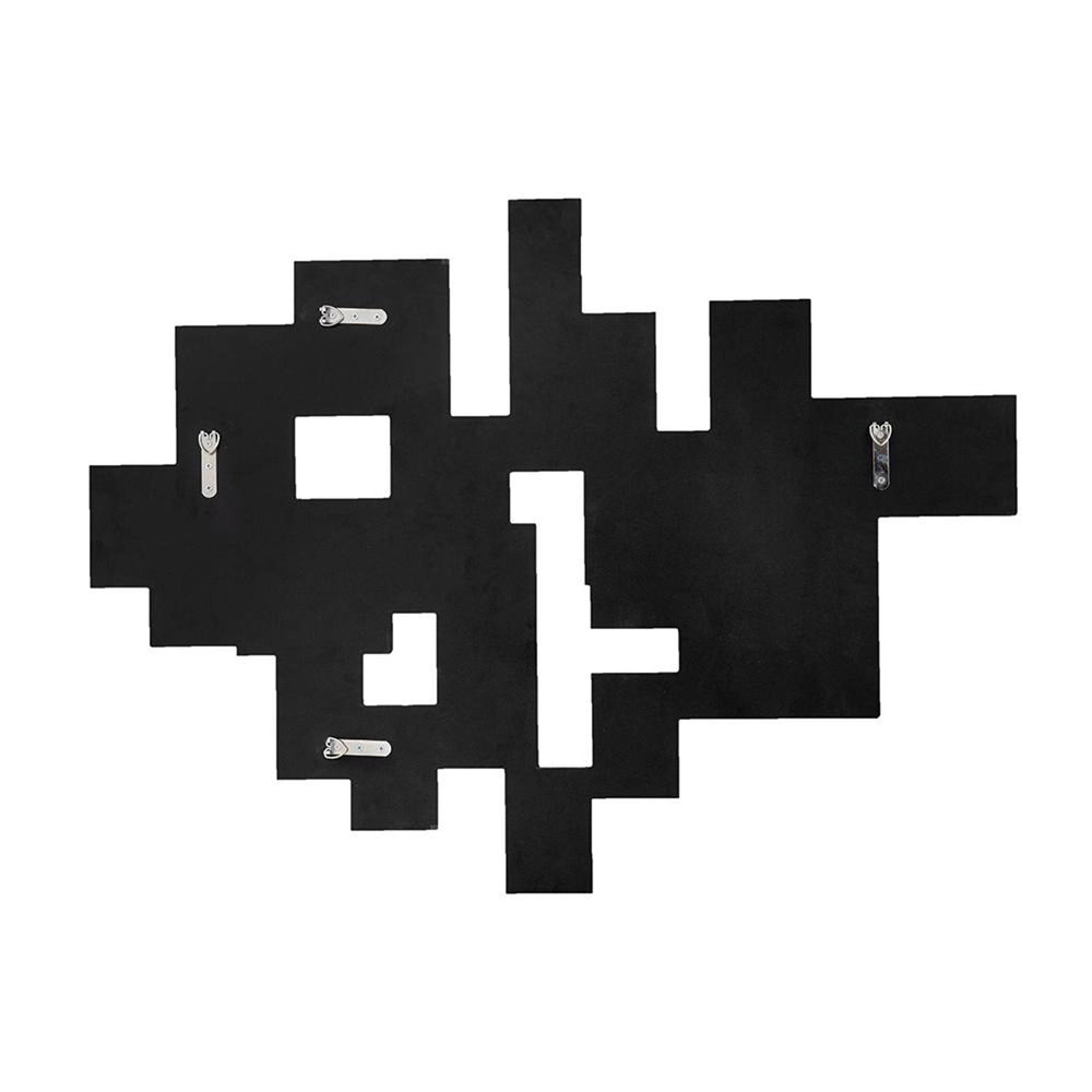 30" Clear Abstract Glass Contemporary Panels Unframed Accent Mirror - Homeroots - Flyclothing LLC