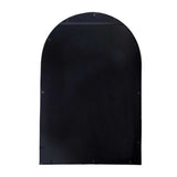 36" Black Metal Arch Accent Mirror - Homeroots - Flyclothing LLC