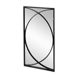 Set of Three Black Iron Framed Accent Mirror - Homeroots - Flyclothing LLC