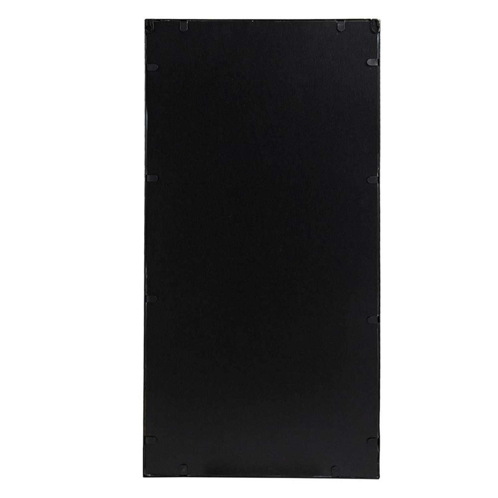 Set of Three Black Iron Framed Accent Mirror - Homeroots - Flyclothing LLC