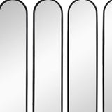 36" Black Square Iron Framed Accent Mirror - Homeroots - Flyclothing LLC