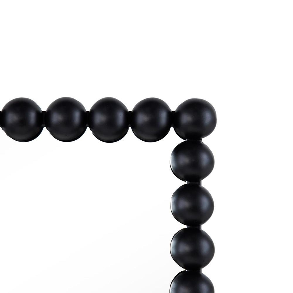 36" Black Iron Framed Accent Mirror - Homeroots - Flyclothing LLC