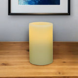 5" Ivory Flameless Pillar Candle - Homeroots - Flyclothing LLC