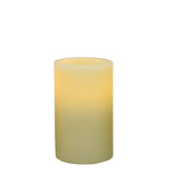 5" Ivory Flameless Pillar Candle - Homeroots - Flyclothing LLC