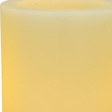 6" Ivory Flameless Pillar Candle - Homeroots - Flyclothing LLC