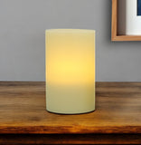 6" Ivory Flameless Pillar Candle - Homeroots - Flyclothing LLC