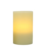6" Ivory Flameless Pillar Candle - Homeroots - Flyclothing LLC