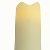 Set of Two Ivory Flameless Taper Candle - Homeroots - Flyclothing LLC