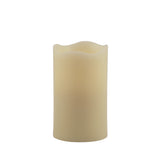 5" Ivory Flameless Pillar Candle - Homeroots - Flyclothing LLC