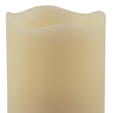 5" Ivory Flameless Pillar Candle - Homeroots - Flyclothing LLC