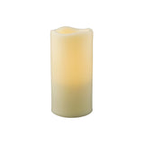 6" Ivory Flameless Indoor Outdoor Pillar Candle - Homeroots - Flyclothing LLC