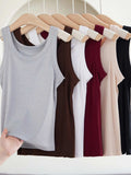 Scoop Neck Tank Top - Trendsi - Flyclothing LLC