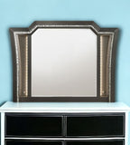 38" Metallic Gray Lighted Dresser Mirror - Homeroots - Flyclothing LLC